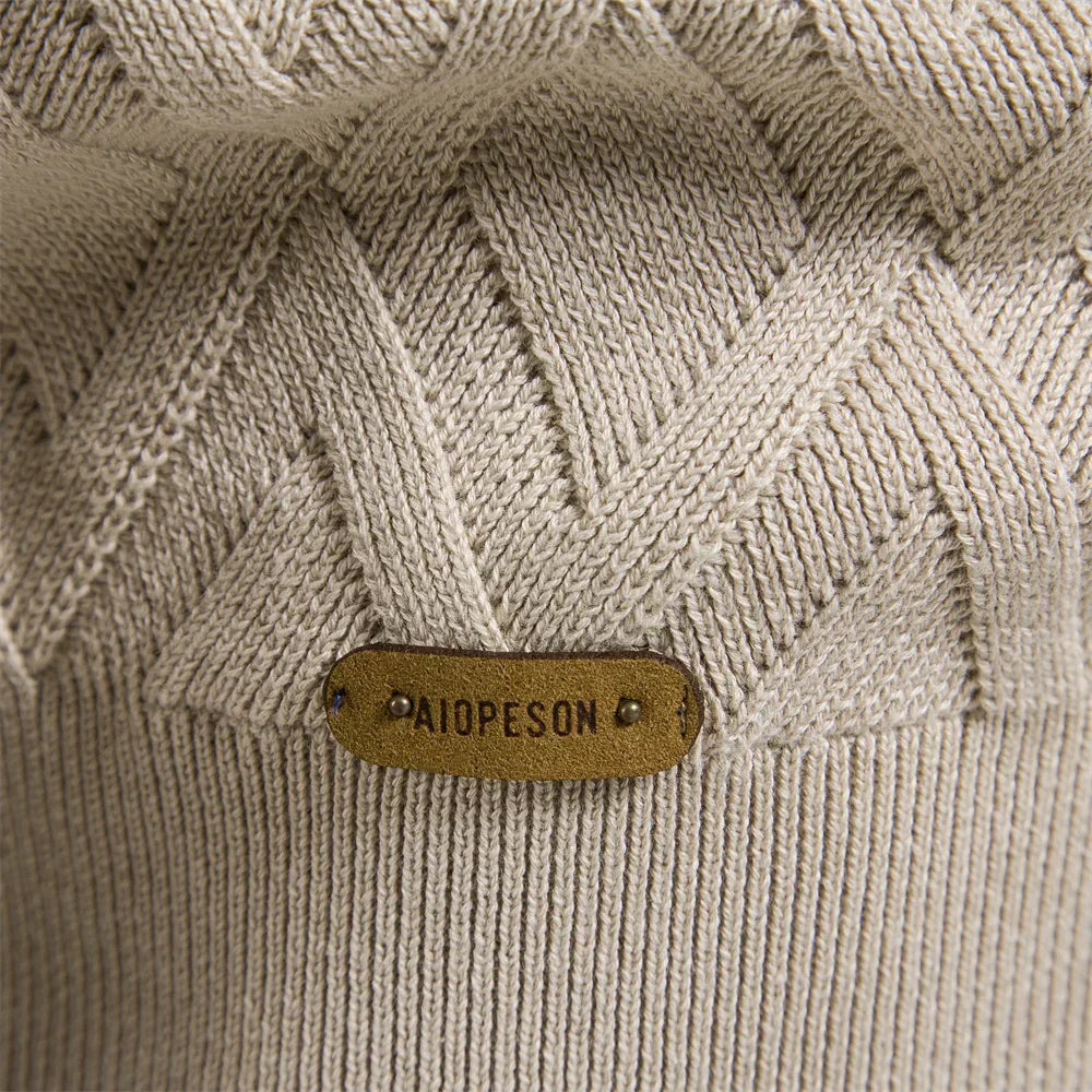 vHaren | Herenpullover met Ruitpatroon