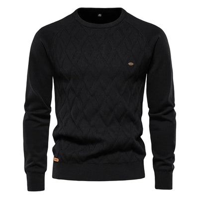 vHaren | Herenpullover met Ruitpatroon