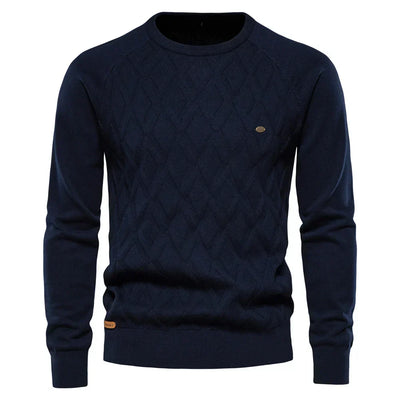 vHaren | Herenpullover met Ruitpatroon