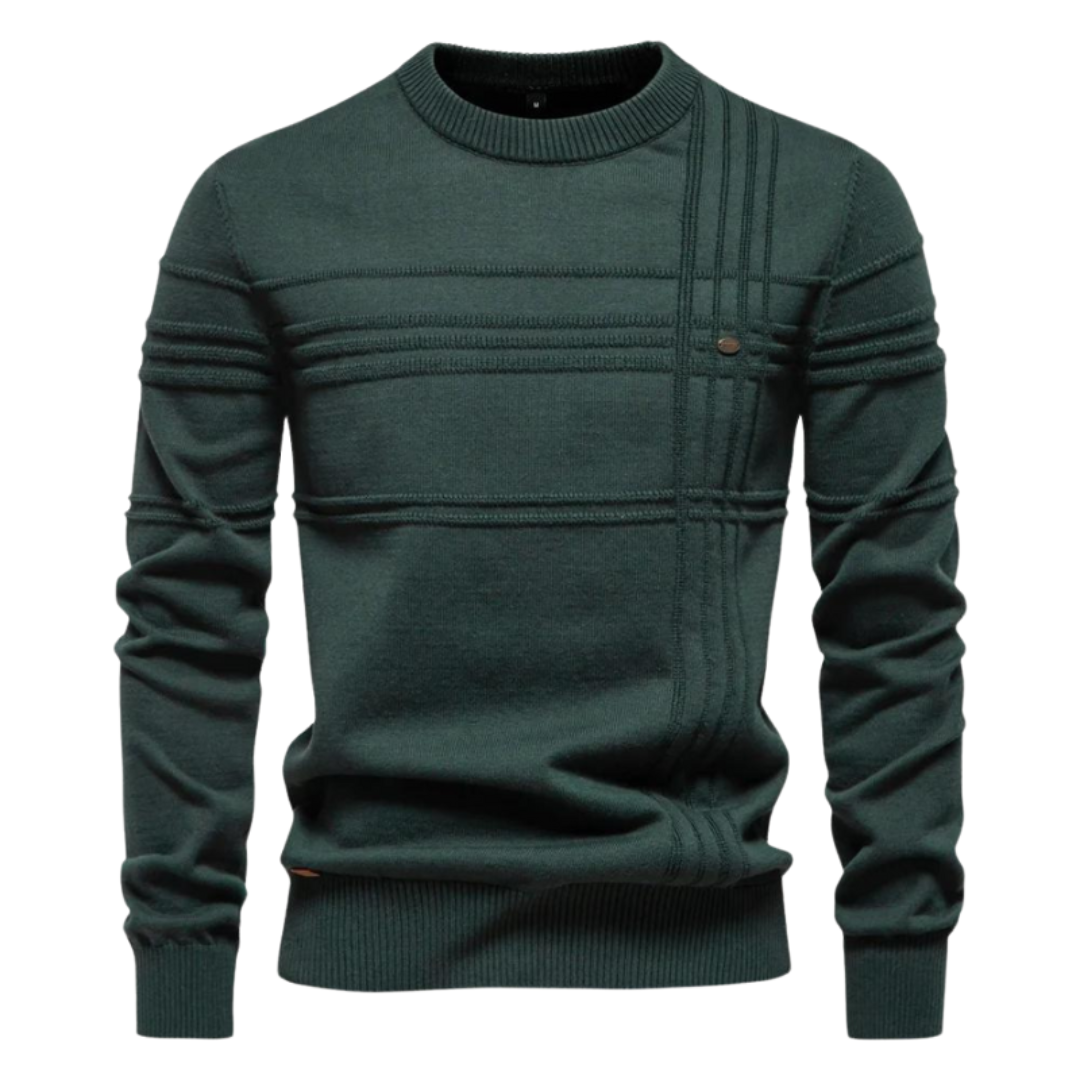 vHaren | Stijlvolle herenpullover met ruitdesign
