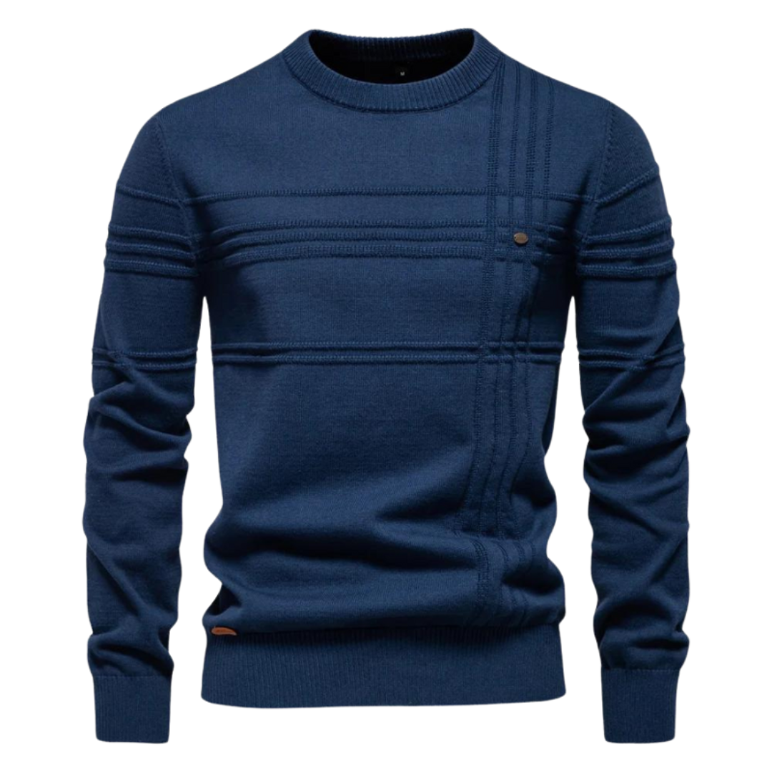 vHaren | Stijlvolle herenpullover met ruitdesign