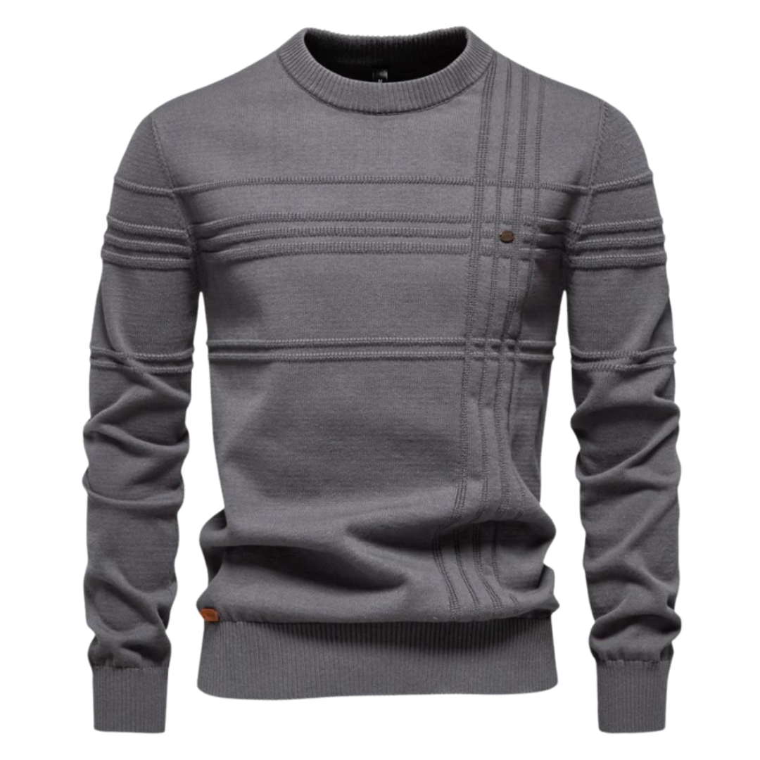 vHaren | Stijlvolle herenpullover met ruitdesign