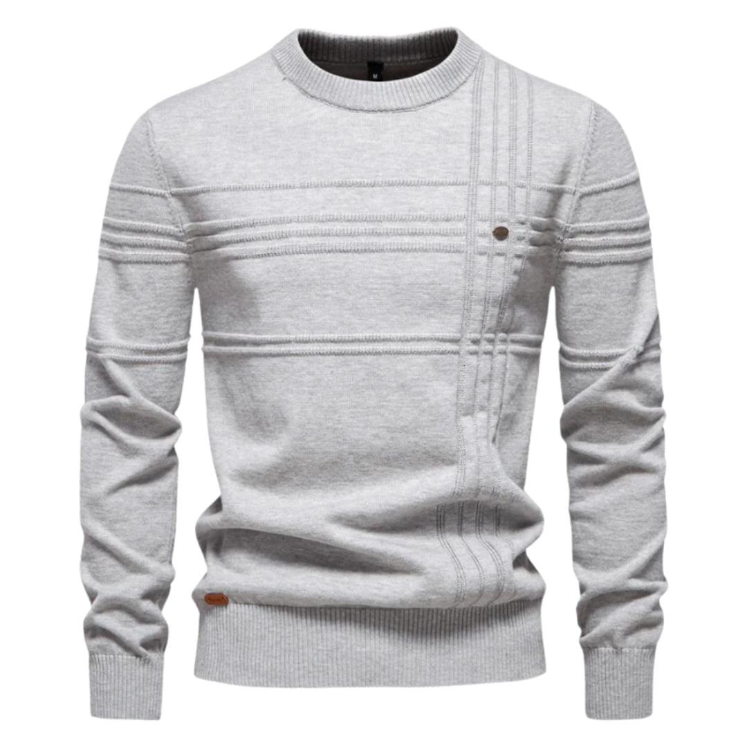 vHaren | Stijlvolle herenpullover met ruitdesign