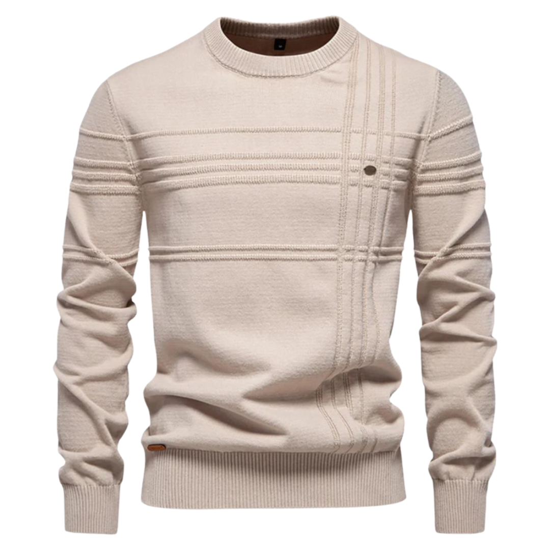 vHaren | Stijlvolle herenpullover met ruitdesign