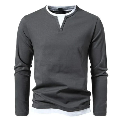 vHaren | Premium Longsleeve van gekamd katoen